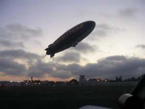 Goodyear Blimp at SMO