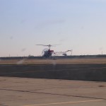 Helicopter practice at Porterville
