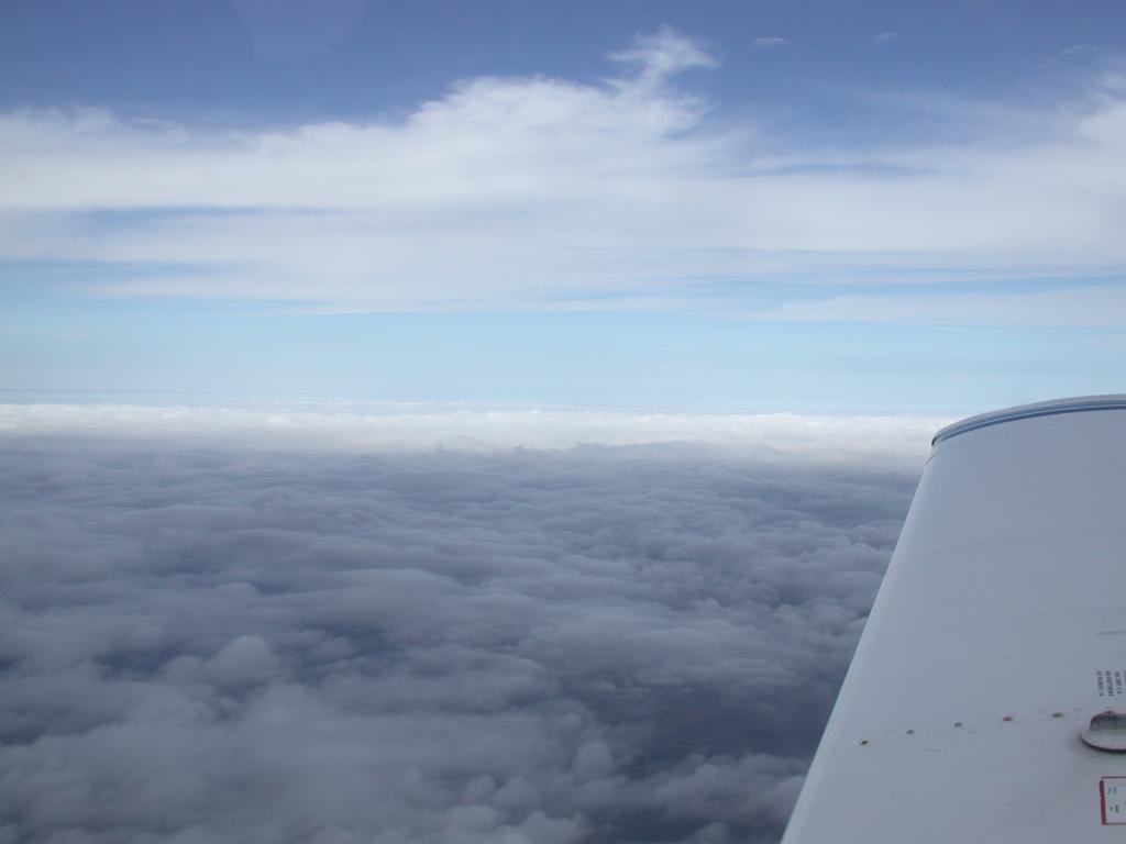 Clouds move in as we approach Texarkana, AR