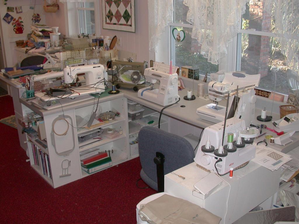 The nerve center of Mom's textile operations