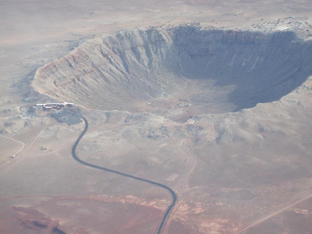 Meteor crater near Winslow, AZ