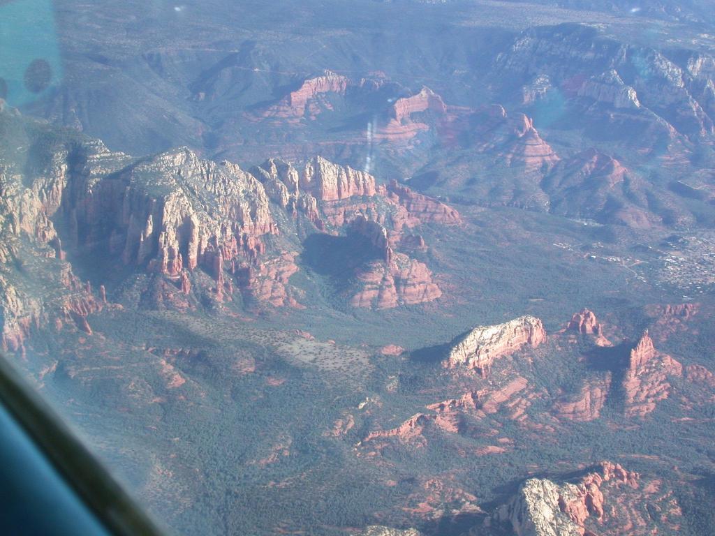 Spectacular terrain north of Sedona, Arizona