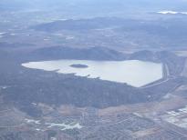 Parris Reservoir, as we leave the Los Angeles basin