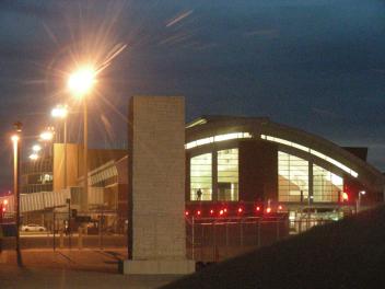El Paso Airport at night