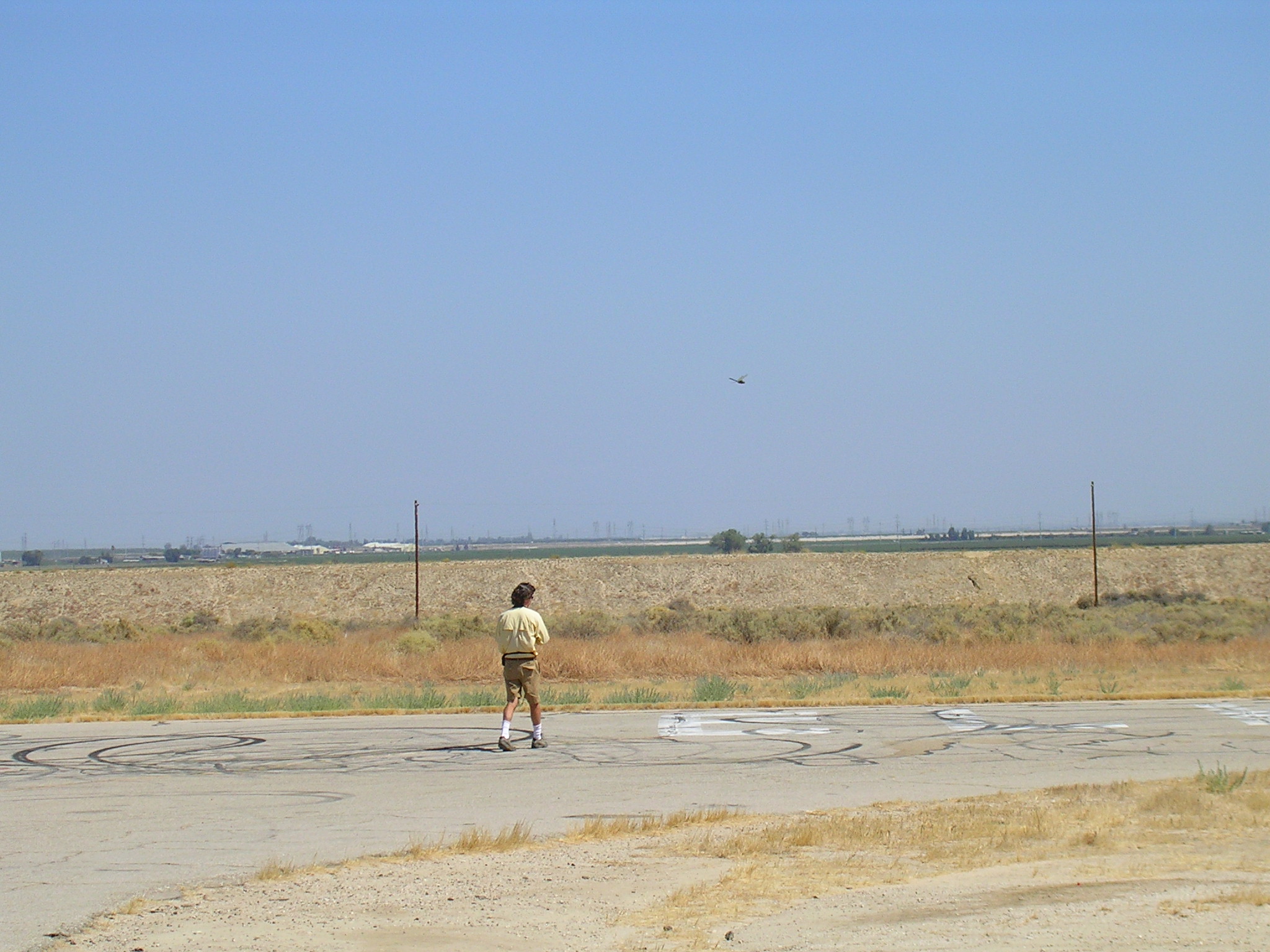 This fellow was a location scout who happened by.