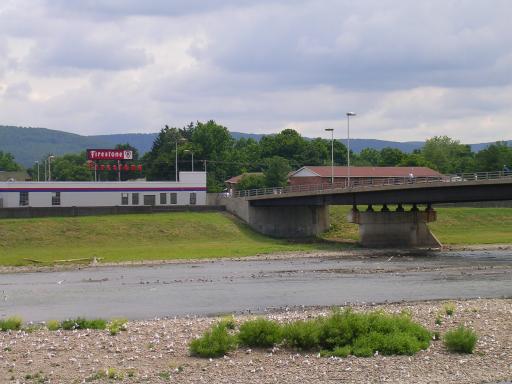 The Main Street Bridge where it meets the South Side