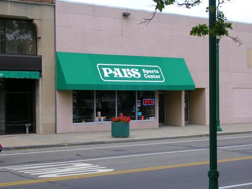 Pal's Sports Center.  The “open” sign was a welcome relief.