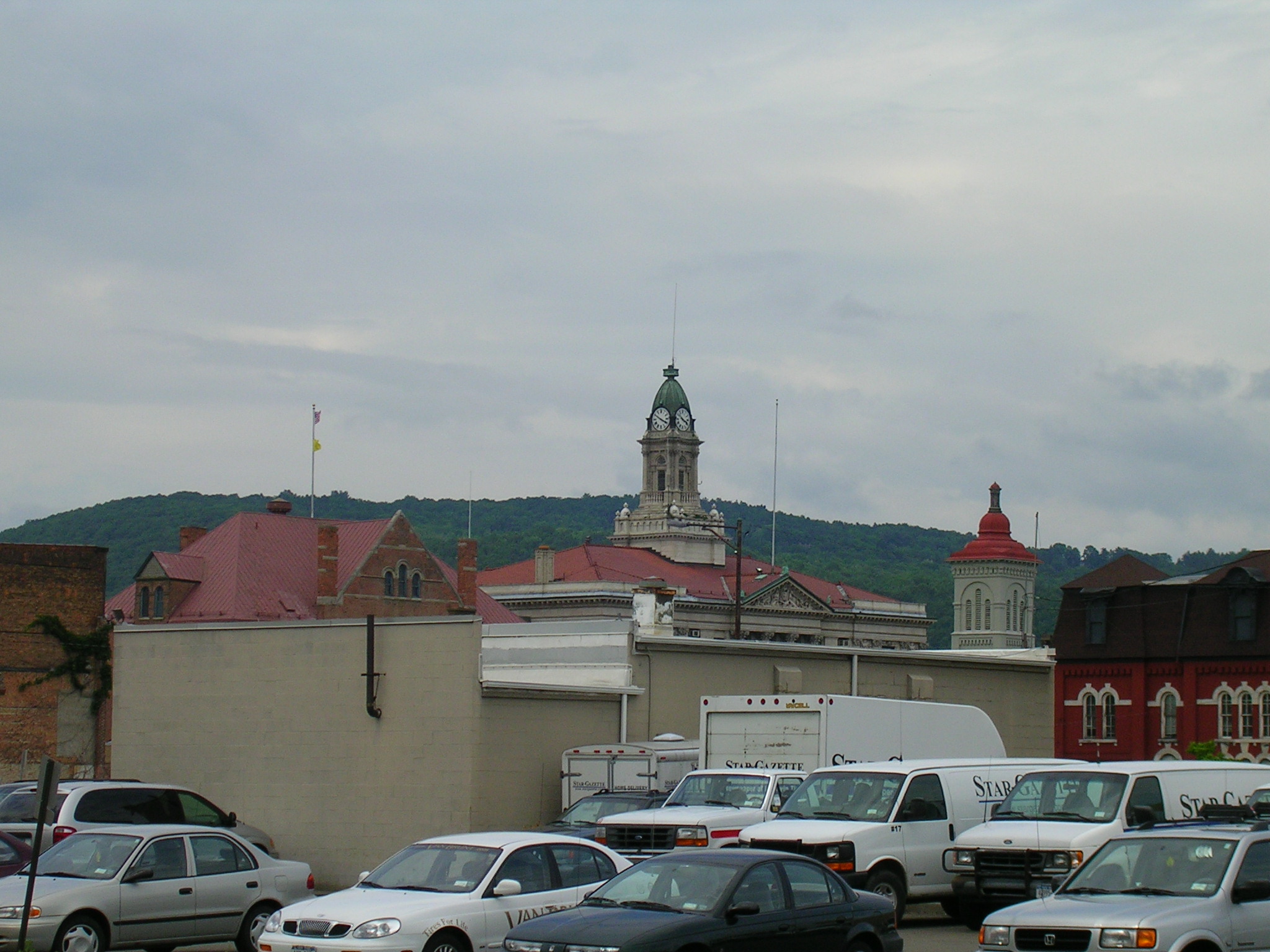 City Hall.  This should be a picture of the building I used to work in for the Elmira Savings Bank, but someone with no sense of potential historic monuments tore it down.