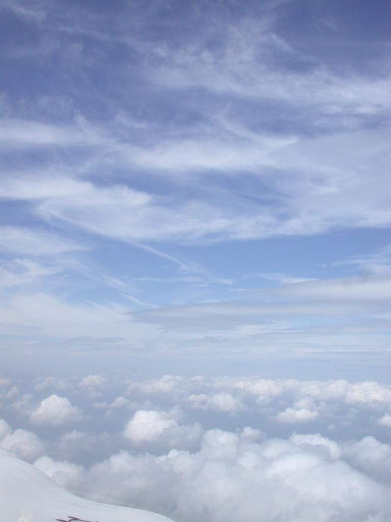 Some clouds en route to Kalamazoo