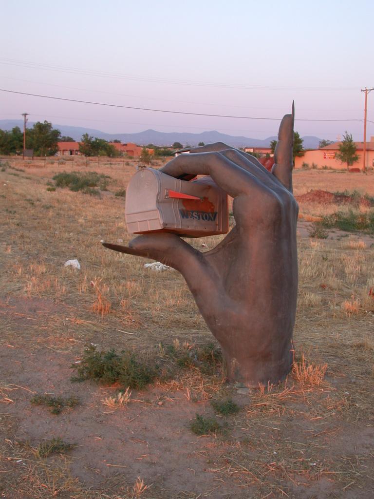 A mailbox in Santa Fe