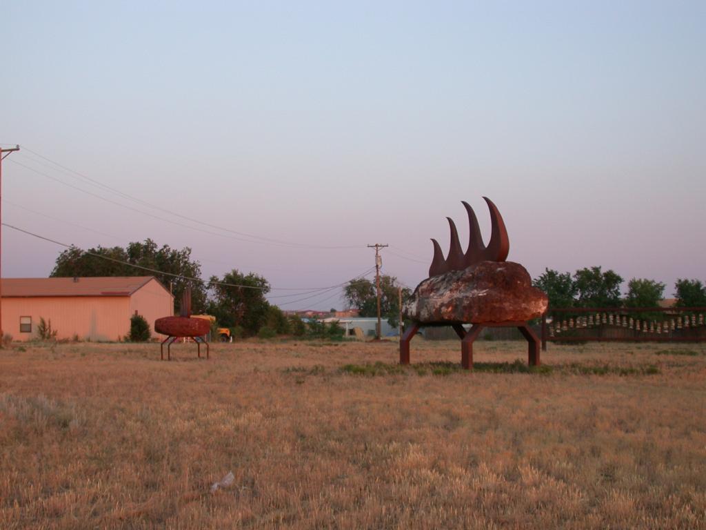 Weird sculptures in Santa Fe