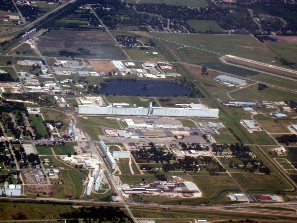 The biggest grain elevator I've ever seen in Hutchinson, KS