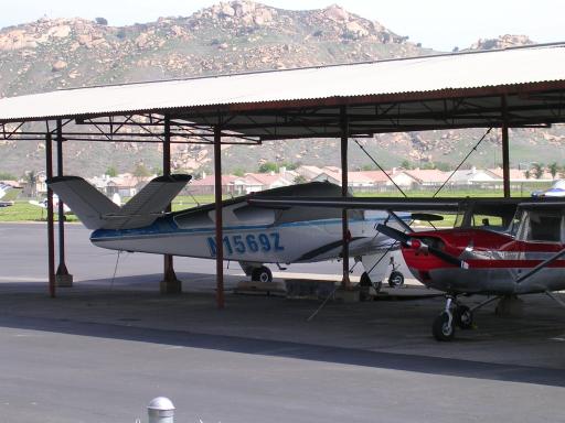 This Bonanza is pictured in flight in the Cafe, 20 yards away.