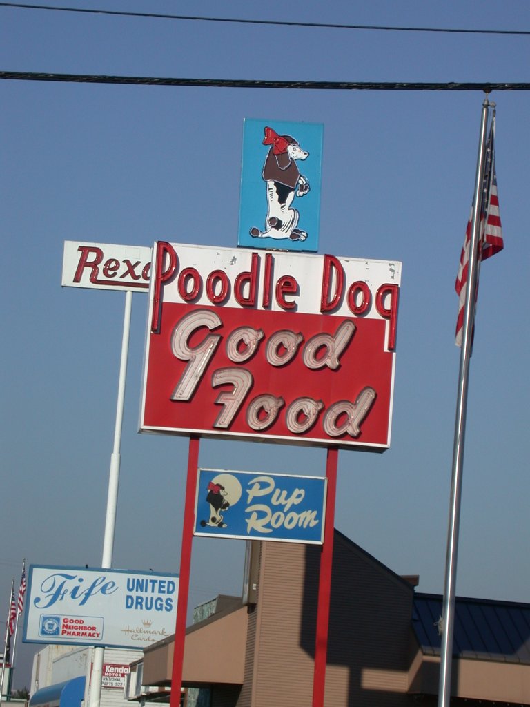 The Poodle Dog, a local Fife, WA eatery