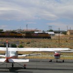 A Train Passes Hesperia